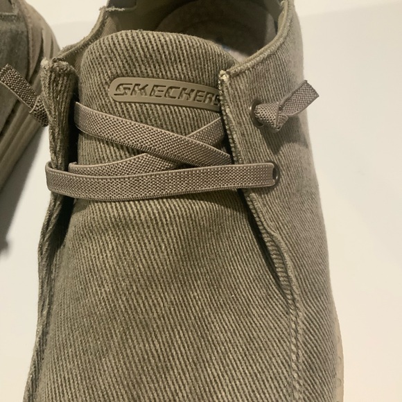 Skechers brown classic fit, memory foam, air cooled, slip on men’s shoes size 11 - Picture 5 of 8